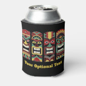 Cooler Tiki Totems benutzerdefinierter Text kann c Dosenkühler (Kanne Rückseite)