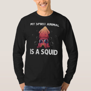 Cooler Tintenfisch Für Männer Frauen Oktopus Biolo T-Shirt