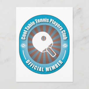 Cooler Tischtennisclub Postkarte