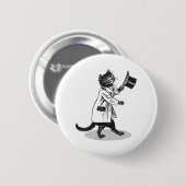 Cooler Topfh Katzenhut Button (Vorne & Hinten)