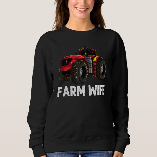 Cooler Traktor für weibliche Tänzerin Sweatshirt (Vorderseite)