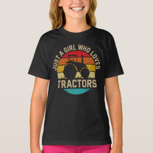 Cooler Traktor Lover Nur ein Mädchen, das Traktore T-Shirt