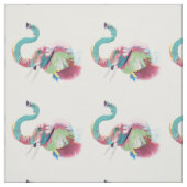 Cooler, trendiger, farbenfroher Elefant Stoff (Muster)