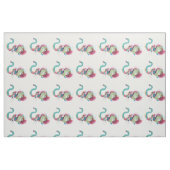 Cooler, trendiger, farbenfroher Elefant Stoff (Fat Quarter (45,7 x 55,9 cm))