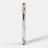 Cooler trendiger Marmor iPhone Hülle (Rechte Seite)