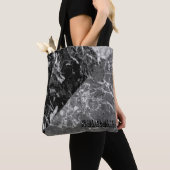 Cooler trendiger schwarzer Marmor Tasche (Von Nahem)