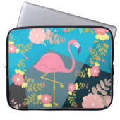 Cooler Trendy Chic-niedlicher rosa Girly Laptopschutzhülle (Vorderseite)