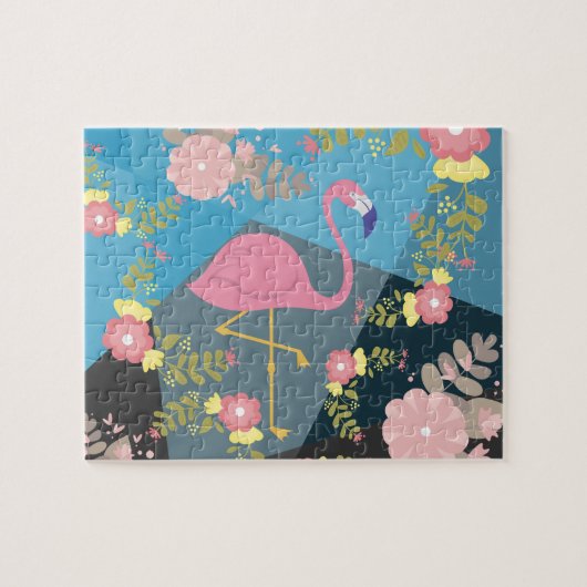 Cooler Trendy Chic-niedlicher rosa Girly Puzzle (Horizontal)
