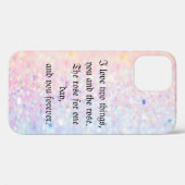 Cooler Trendy Glitzer Case-Mate iPhone Hülle (Rückseite (Horizontal))