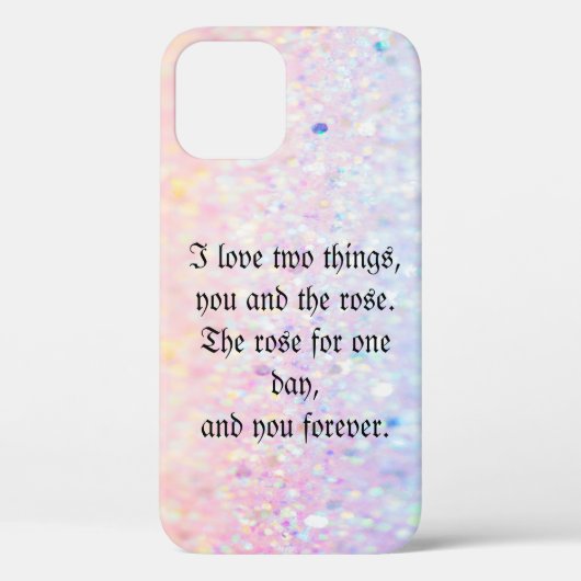 Cooler Trendy Glitzer Case-Mate iPhone Hülle (Rückseite)