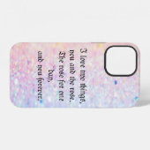 Cooler Trendy Glitzer iPhone Hülle (Rückseite (Horizontal))