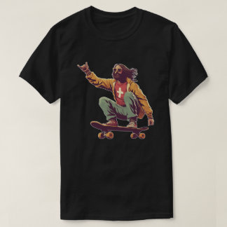 Cooler Trendy Jesus Christ Skater T-Shirt