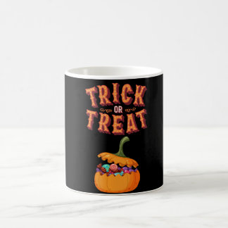 Cooler Trick oder Treat Halloween Kaffeetasse
