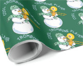 Cooler Trombone-Player Geschenkpapier (Rolleneckpunkt)