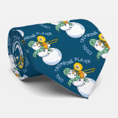 Cooler Trombone-Player Krawatte (Gerollt)