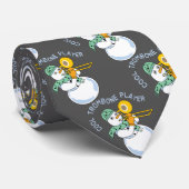 Cooler Trombone-Player Krawatte (Gerollt)