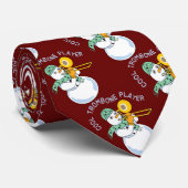 Cooler Trombone-Player Krawatte (Gerollt)