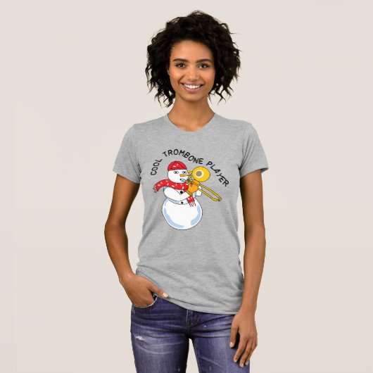 Cooler Trombone-Player T-Shirt (Vorne ganz)