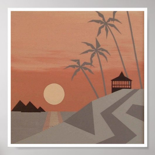 COOLER TROPICS-Druck (8 x 8") Poster (Vorne)