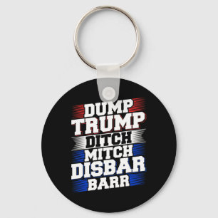 Cooler Trump Ditch Mitch Disr Rr Resist Camp Ri Schlüsselanhänger