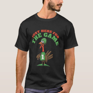 Cooler Truthahn Fußball Ich bin nur hier für das S T-Shirt