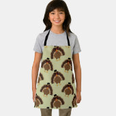 Cooler türkischer Erntedank mit braunem, grünem Mu Schürze (Insitu)