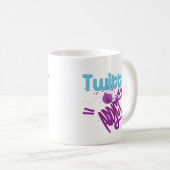 Cooler Twitter-Süchtigermischen kundenspezifische Kaffeetasse (VorderseiteRechts)