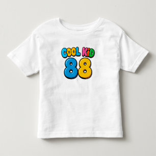 Cooler Typ 88 Lustiger Cartoon-Stil Kleinkind T-shirt