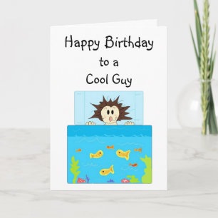 Cooler-Typ-Fisch-Aquarium Karte