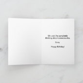 Cooler Typ Geburtstag Karte (Innenseite)