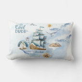 Cooler Typ im Ozean individuell anpassbar Lendenkissen (Vorderseite)