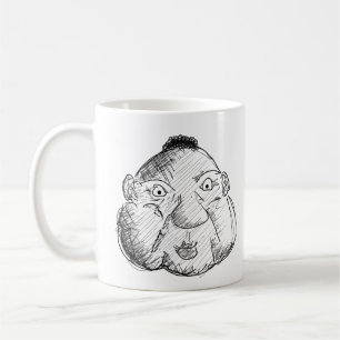 Cooler Typ Kaffeetasse
