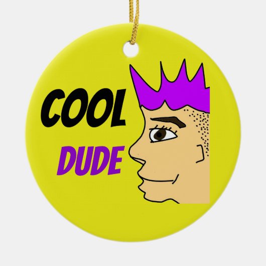 Cooler Typ Keramik Ornament (Vorne)