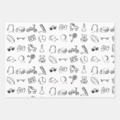 Cooler Typ Kinder Farbbuch Geschenkartikel Wrap Geschenkpapier Set (Vorderseite 3)