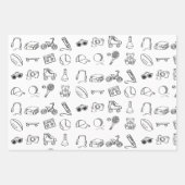 Cooler Typ Kinder Farbbuch Geschenkartikel Wrap Geschenkpapier Set (Vorderseite)