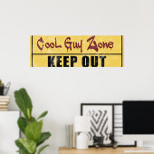 Cooler Typ Poster (Heimbüro)