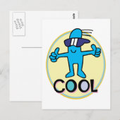 Cooler Typ Postkarte (Vorne/Hinten)
