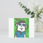 Cooler Typ Postkarte (Stehend Vorderseite)