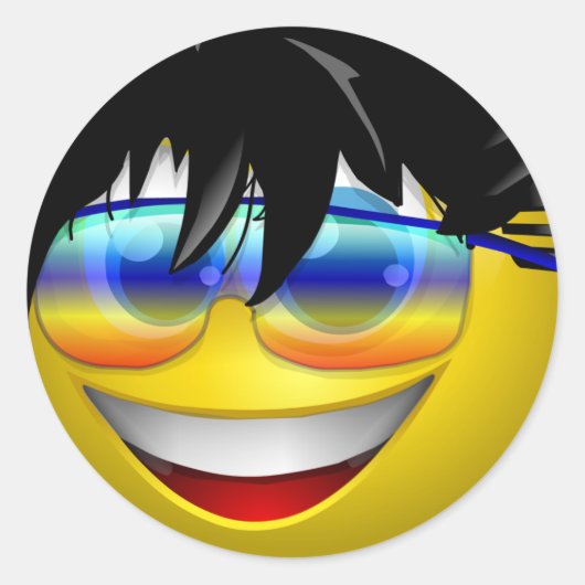 COOLER TYP RUNDER AUFKLEBER (Vorderseite)