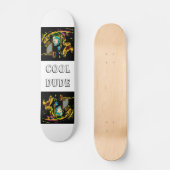 Cooler Typ Skateboard (Vorderseite)