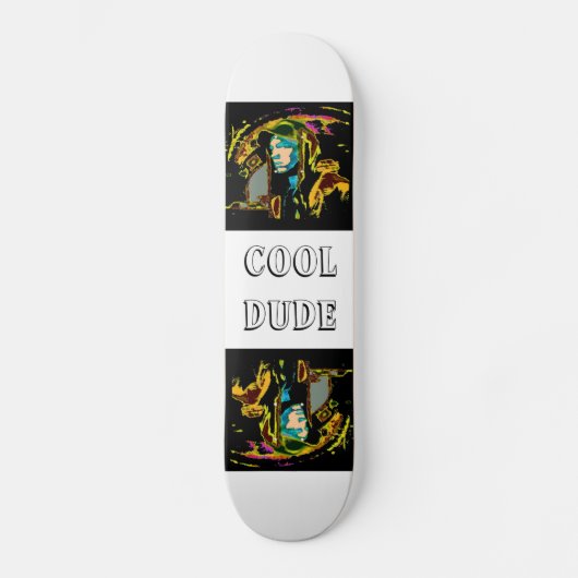 Cooler Typ Skateboard (Vorderseite)
