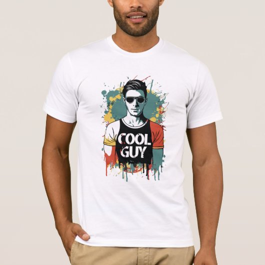 Cooler Typ T-Shirt (Vorderseite)