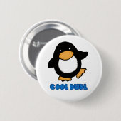 Cooler Typniedliches Penguin-Abzeichen Button (Vorne & Hinten)