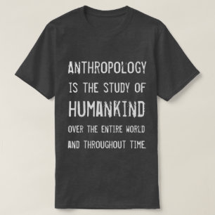 Cooler Typografie-Anthropologie-Anthropologe T-Shirt