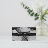 Cooler u. Chic Snakeskin Druck Visitenkarte (Stehend Vorderseite)