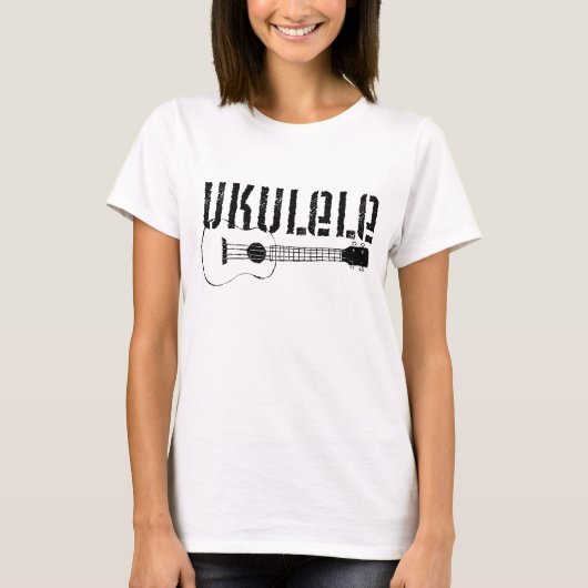 Cooler Ukulele T-Shirt (Vorderseite)