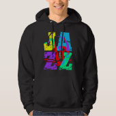 Cooler und angesagter Jazz Hoodie (Vorderseite)