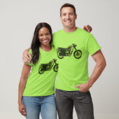 Cooler und einfacher britischer Motorrad-T - Shirt (Unisex)