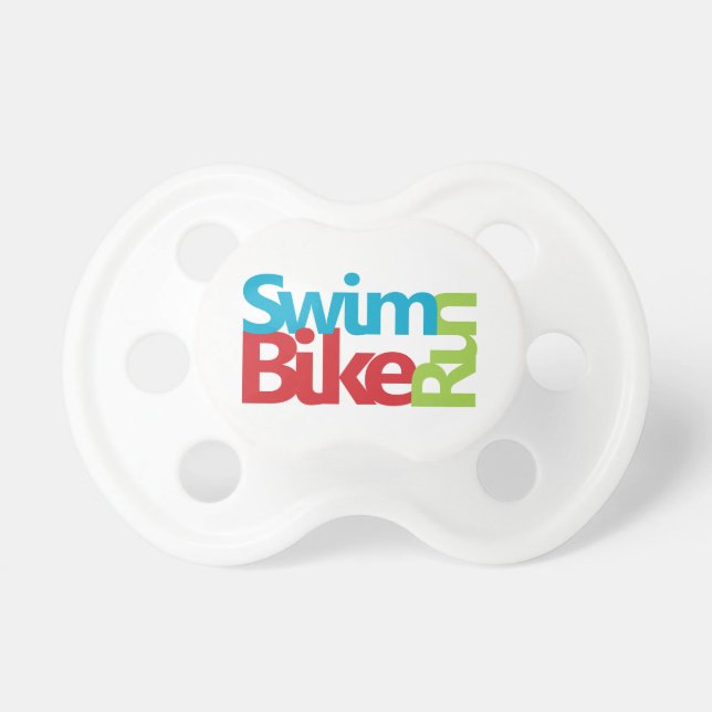 Cooler und einzigartiger Entwurf des Triathlon Schnuller (Vorne)