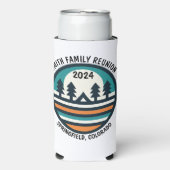 Cooler und individueller Urlaub und Camping Selters Dosenkühler (Seltzer Vorderseite)